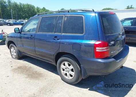 2002 Toyota Highlander V6 from USA, damaged, VIN JTEHF21A620084862